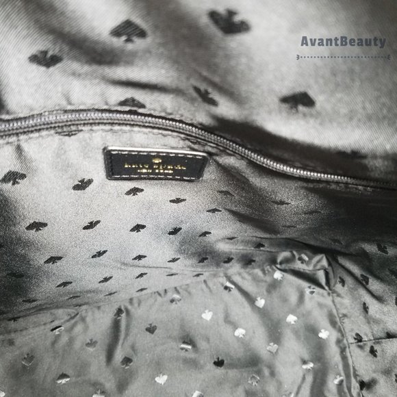 Kate Spade Penny Greta Court Black Glitter Tote - Picture 5 of 13